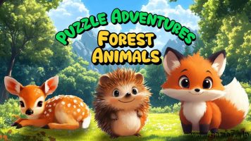 拼图冒险 – 森林动物丨Puzzle Adventures – Forest Animals