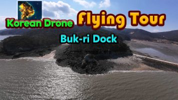 韩国无人机飞行游览夜北里船着场丨Korean Drone Flying Tour Buk-ri Dock